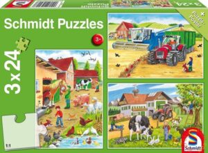 Schmidt Puzzle-A farmon, 3x24 db