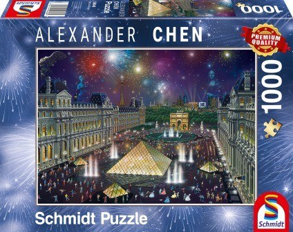 Schmidt Puzzle – Fireworks at the Louvre 1000 db