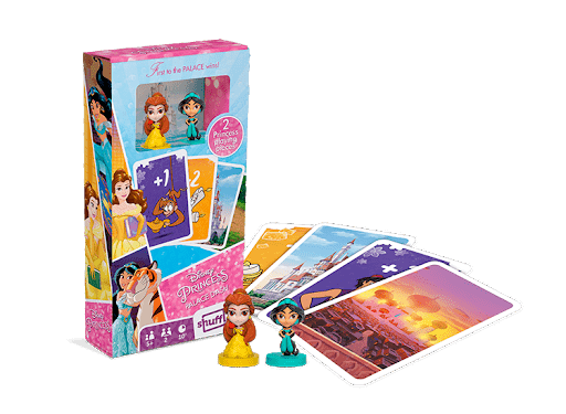 Disney Hercegnők kártya+figurák verseny társasjáték
