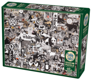 Cobble Hill Puzzle - Black & White Animals 1000 db