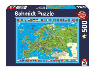 Schmidt Puzzle – Europa entdecken 500 db