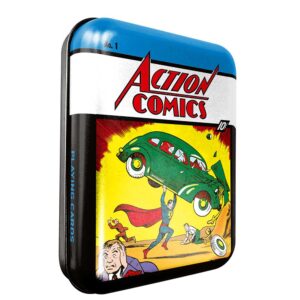 DC Action Comics kártya fémdobozban