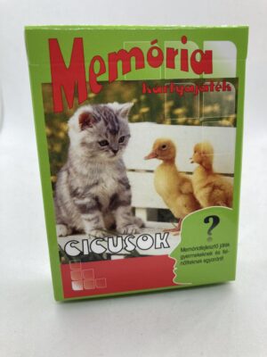 Memória kártyajáték - cicusok