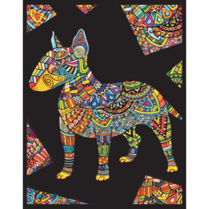 Colorvelvet Kép A4 Bull Terrier