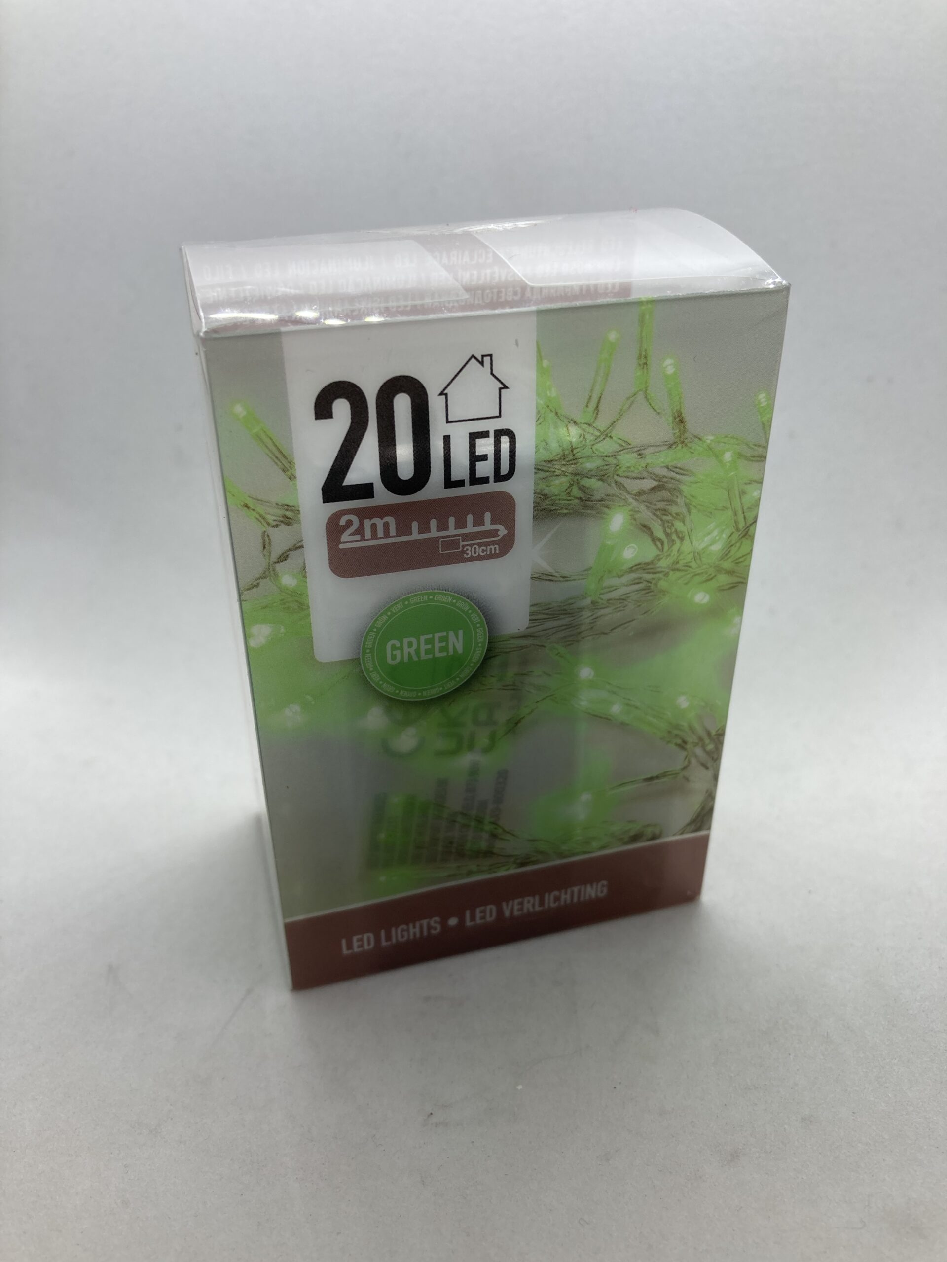LED fényfűzér 20 led/2m ZÖLD LED fényfűzér 20 led/2m ZÖLD