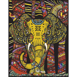 Colorvelvet Kép A3 Afrikai Elefánt