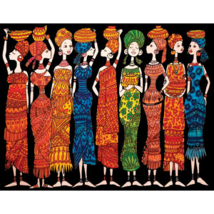 Colorvelvet Kép A3 Vízhordó asszonyok