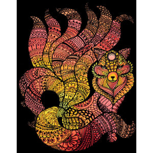 Colorvelvet Kép A3 9 farkú róka