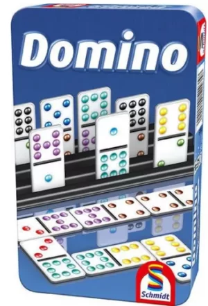 Domino fémdobozban