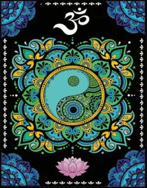 Colorvelvet Kép A3 Yin Yang Mandala