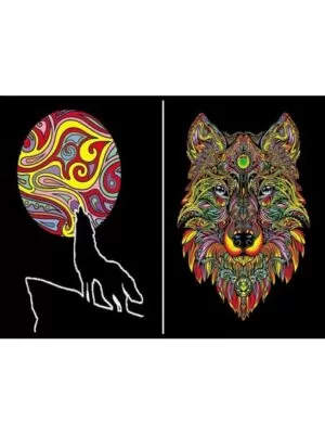 Colorvelvet gumis mappa Farkas