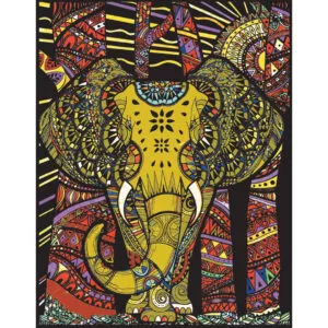 Colorvelvet Kép A3 Afrikai Elefánt