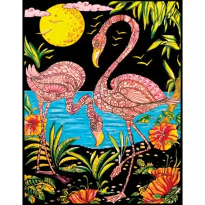 Colorvelvet Kép A4 Flamingó