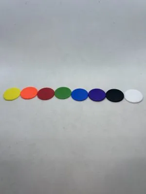 Műanyag zseton 19 mm