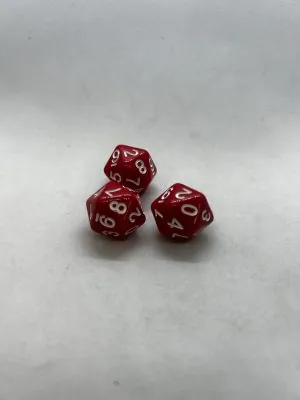 Dobókocka 20 oldalú 0-9